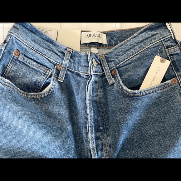 Sold ! Agolde Riley High Rise Jeans Size 27 - Picture 6 of 7